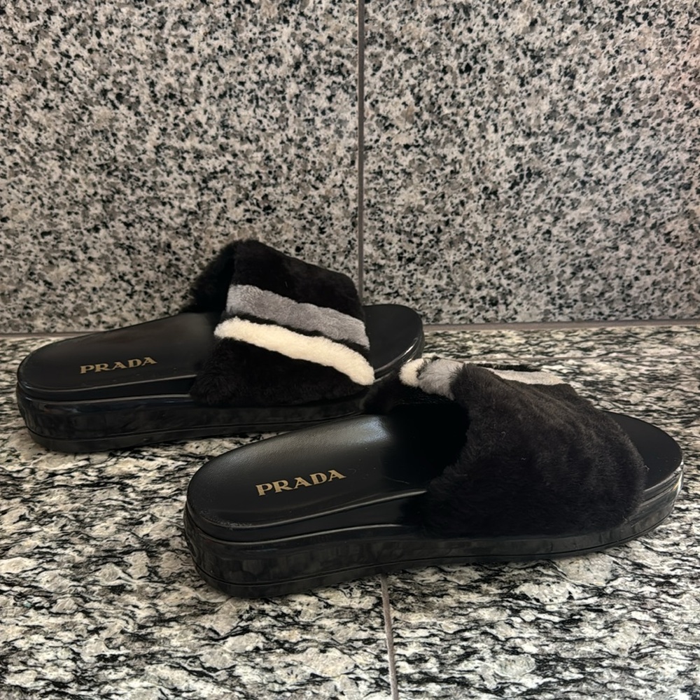 Prada Mink Slides - Picture 10 of 17